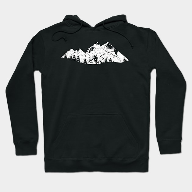 Downhill Mountain Biking Hoodie by FreedoomStudio